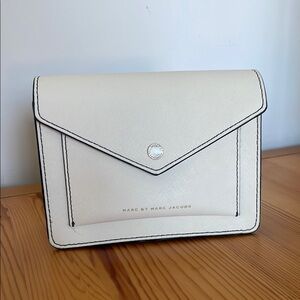 Marc Jacobs White Geometric Clutch